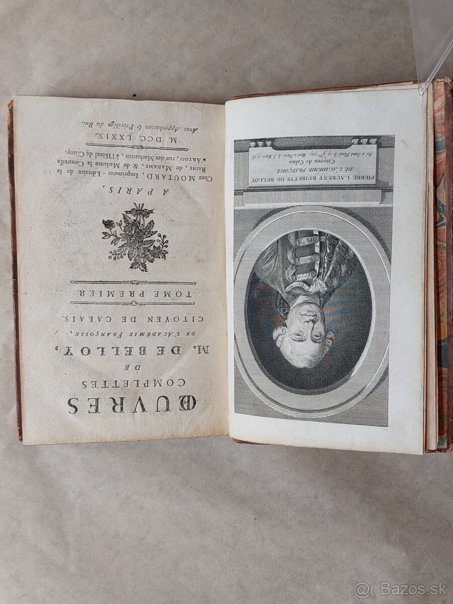 6 kníh z roku 1779 originály, dobrý stav