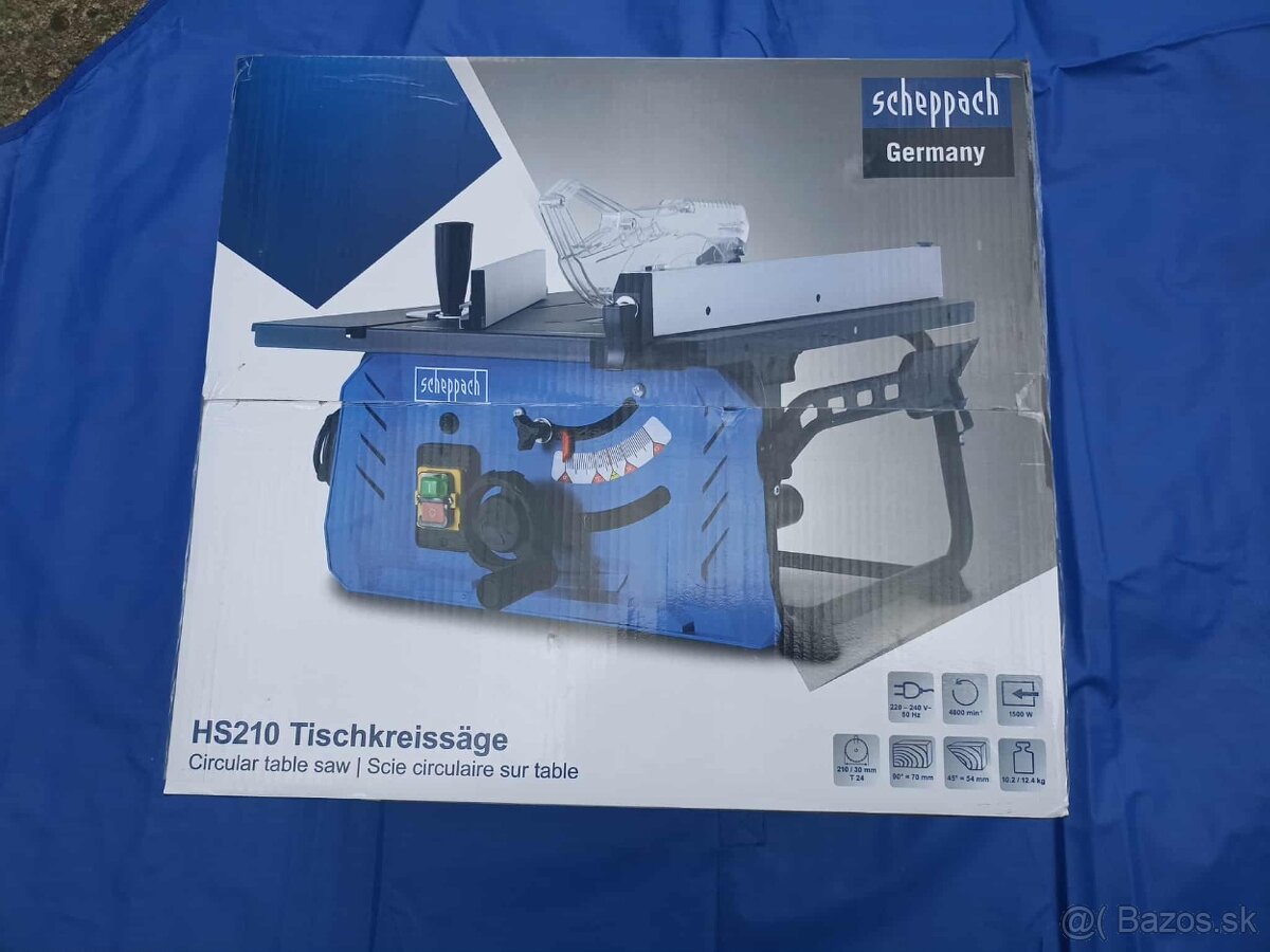 Pokosová píla Scheppach hs210