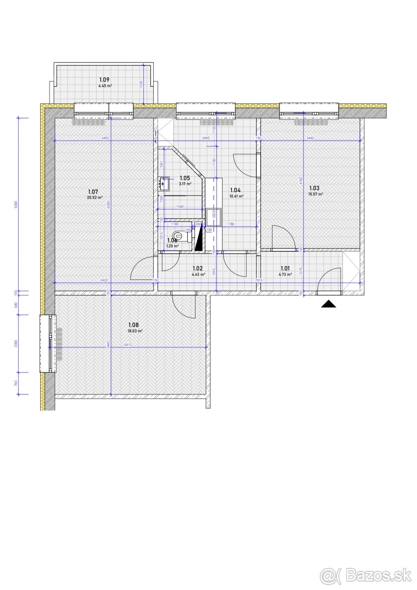 Vymením trojizbový byt v Bytči za dom