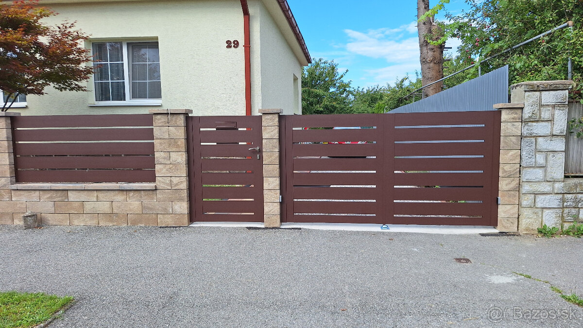 Hliníkove ploty a brány