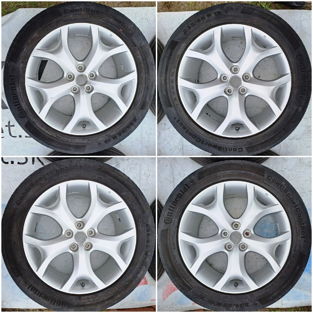 5x114.3 Originál Mazda Top Stav Pneu 235 55 R19 Dizajn Y