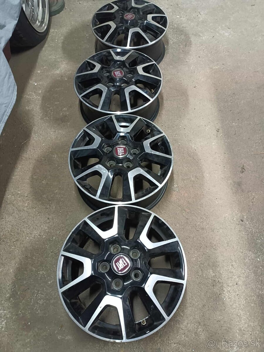 4ks alu disky orig. FIAT 5x118 r16