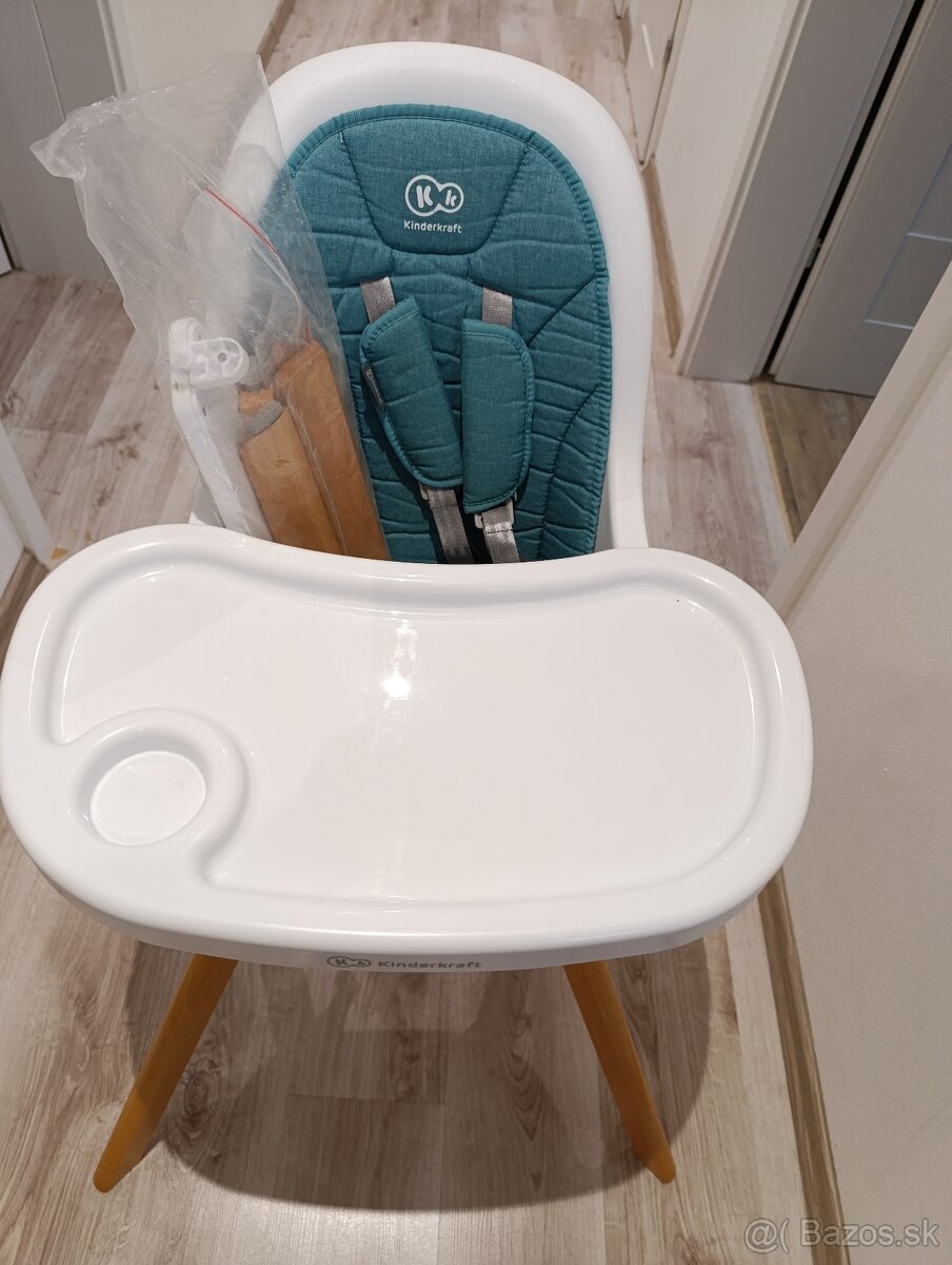 Detská jedálenská stolička nastaviteľná Kinderkraft