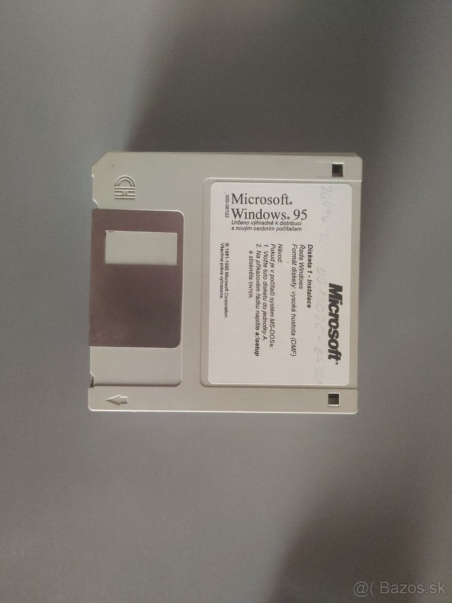 Microsoft windows 95 diskete installation