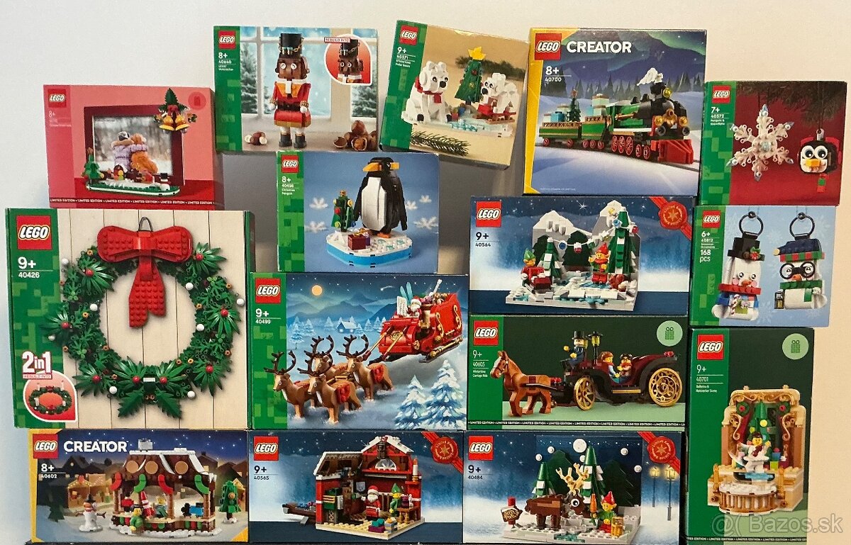 Vianocne Lego - nové, nerozbalené