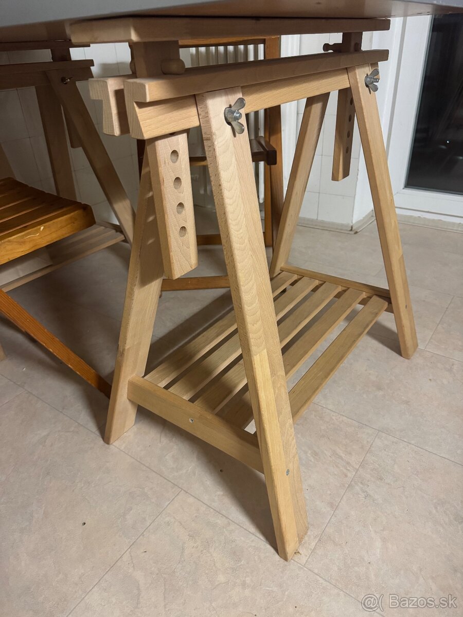 2 x stojan pod stol FINNVARD z IKEA - 30 eur