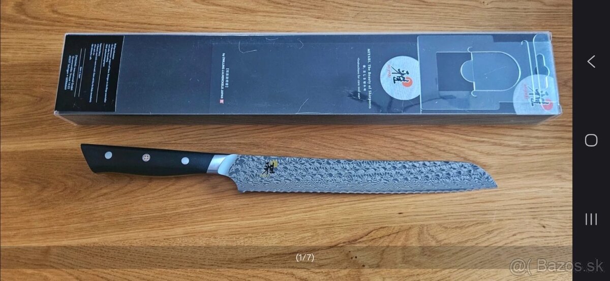 Predám Japonsky nôž na pečivo značky Mayiabi