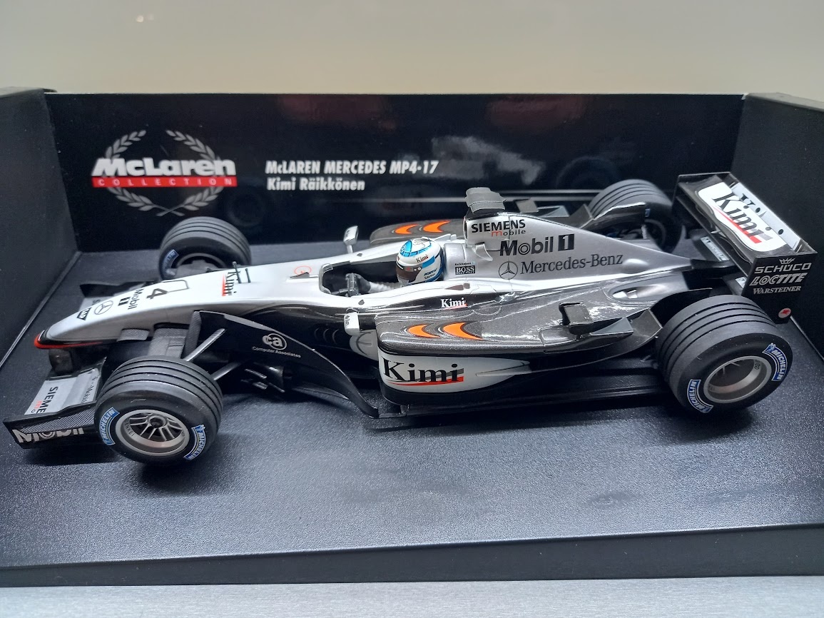 F1 MCLAREN MERCEDES MP4/17 2002 RAIKKONEN MINICHAMPS 1:18