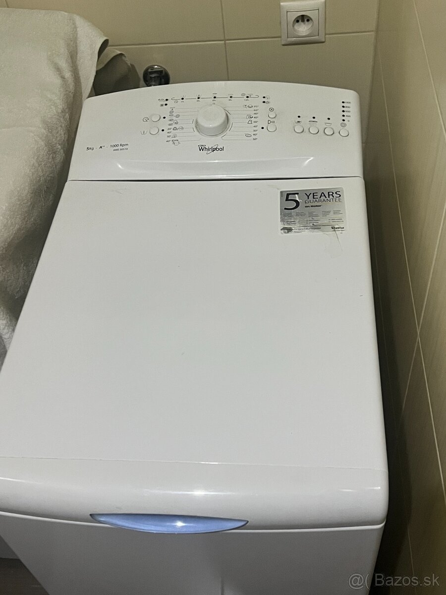 Predám práčku Whirlpool.