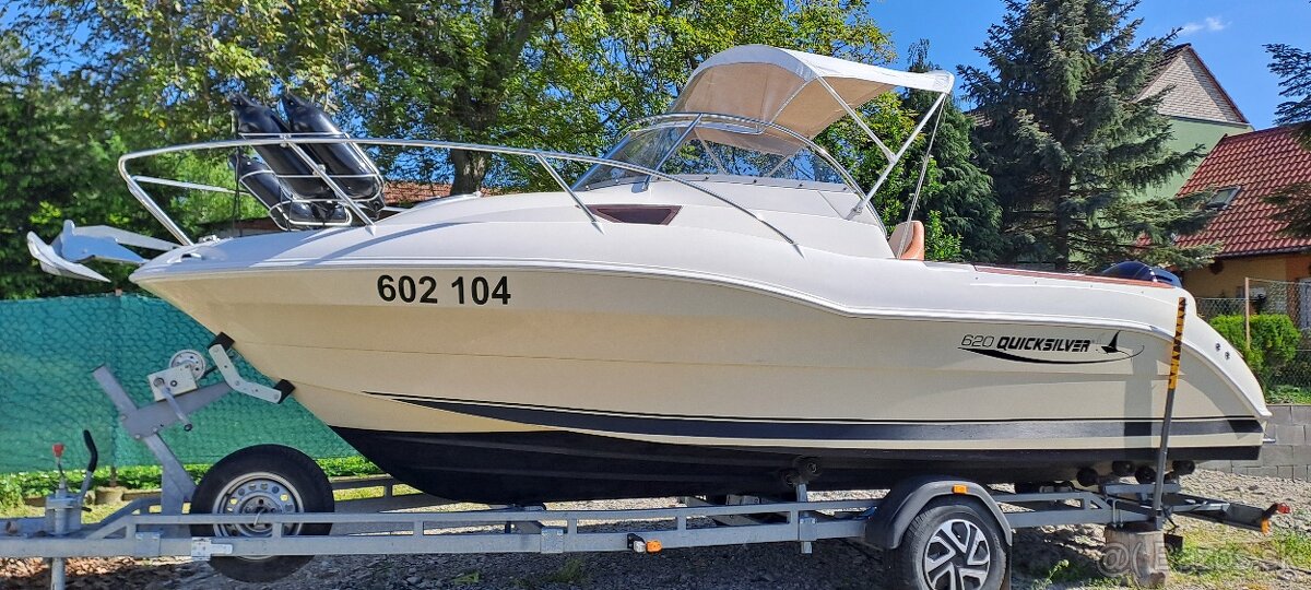 Kajutová lod Quicksilver 620 Cruiser + Mercury 115hp EFI