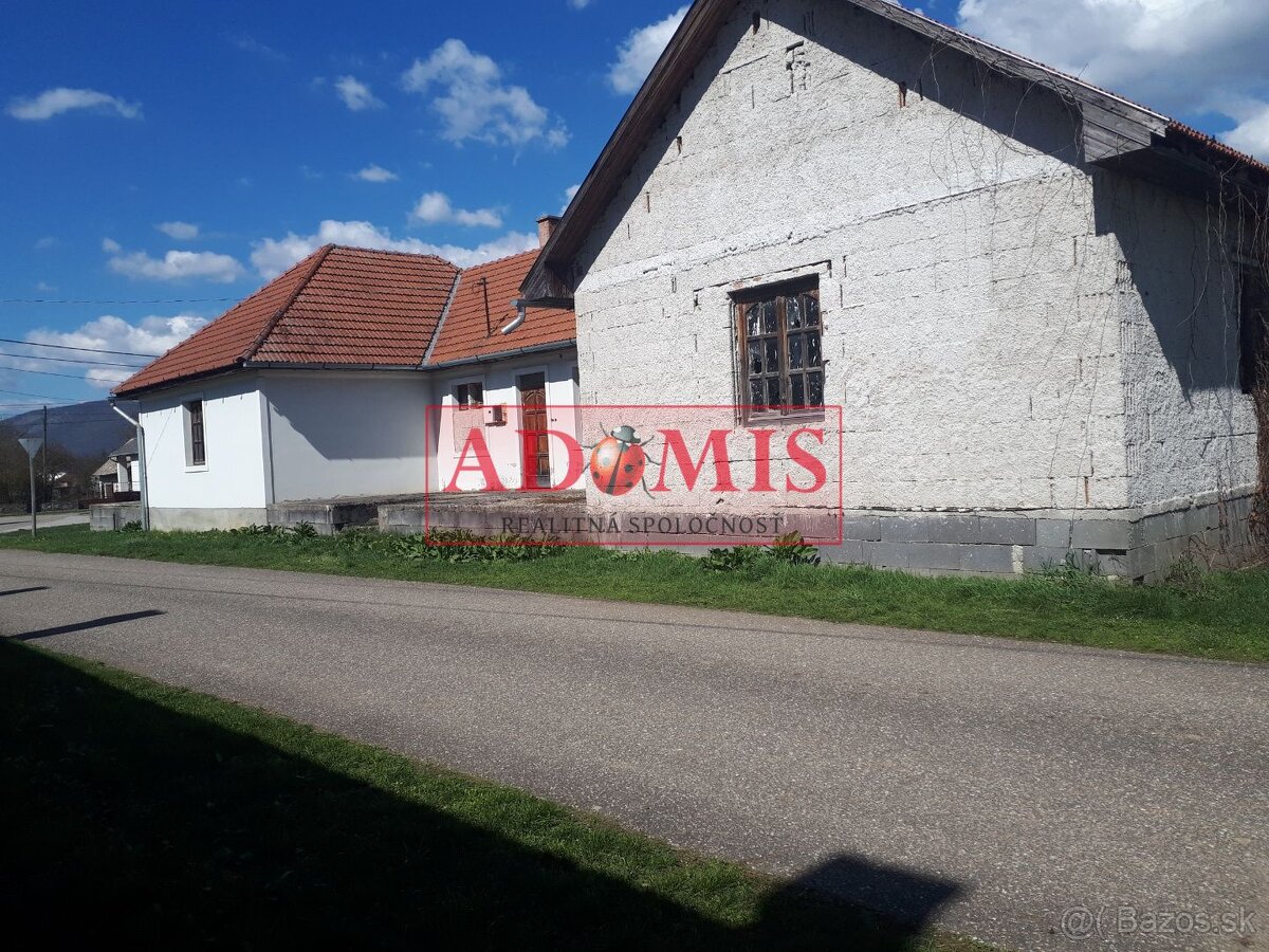 na predaj rodinný dom po čiastočnej rekonštrukcii , obec Hid