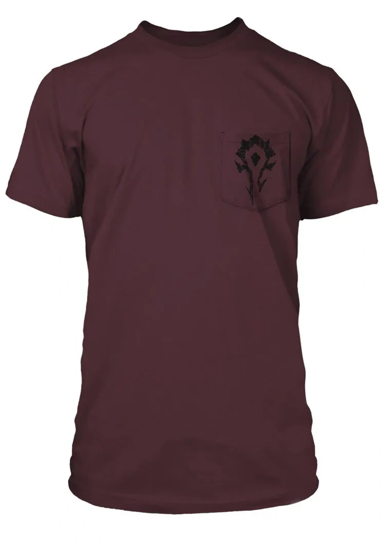 Tričko World of Warcraft Horde Bones Crest Maroon (veľ. M)