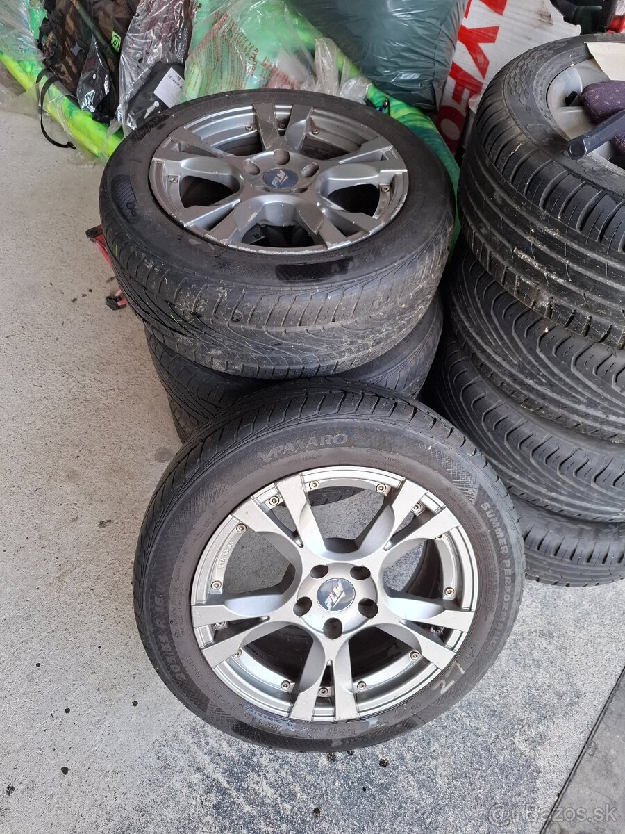 R16 5x100  plus pneu