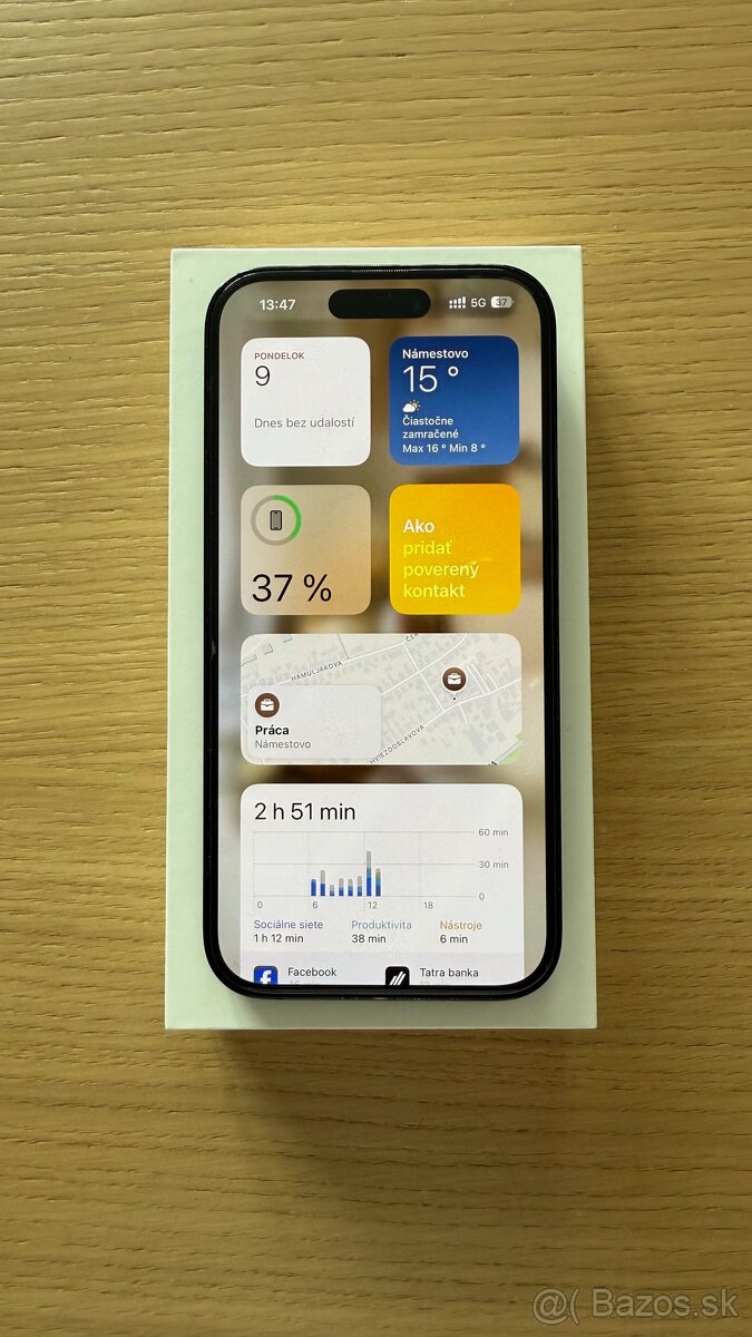 iPhone 14 pro 256gb space black