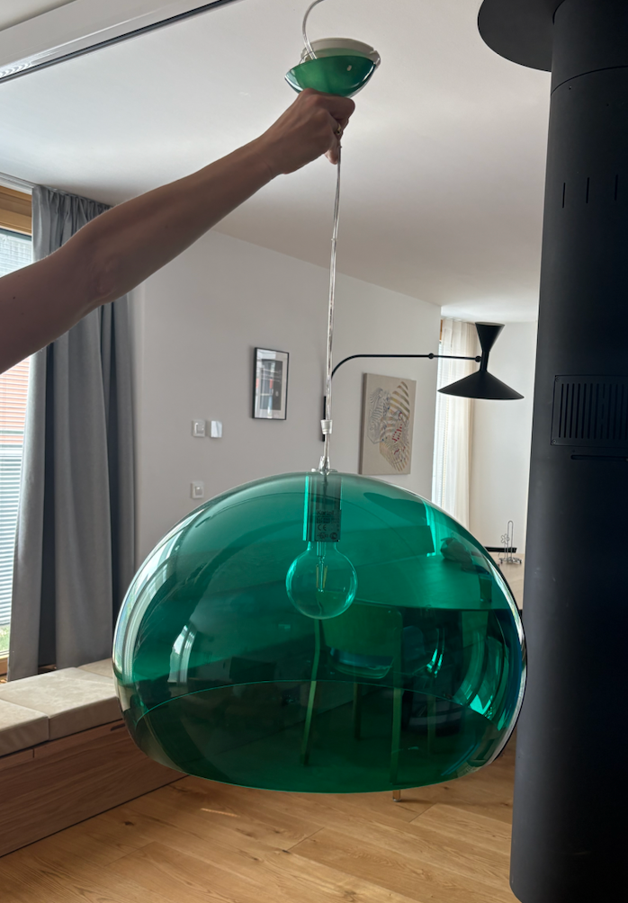 Dizajnová lampa Kartell