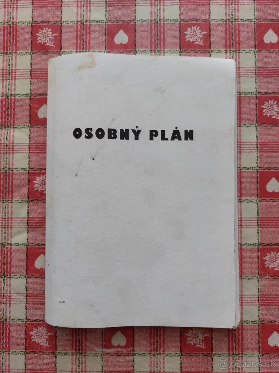 ČSLA-Osobní plán-voják z povolání