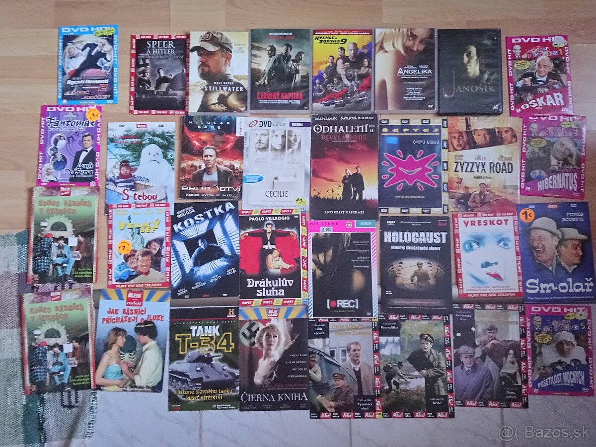 "REZERVE" Originálne DVD filmy so slovenským alebo CZ dab.