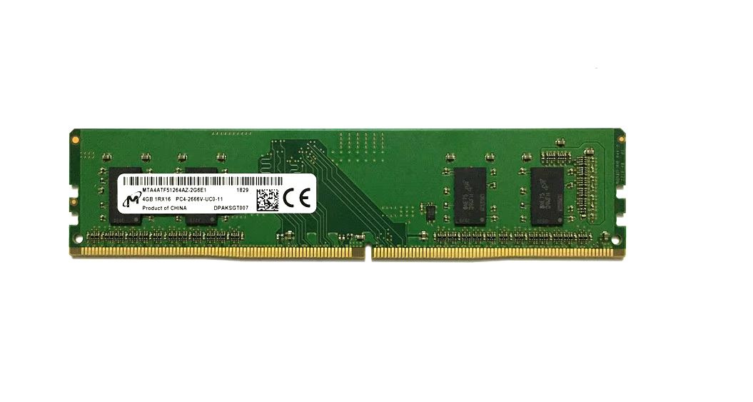 Micron DDR4 RAM - 4GB - 2666MHz