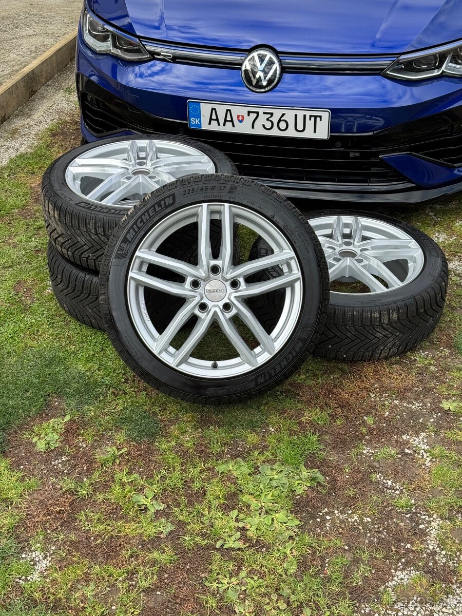 Dezent Elektrony 5x112 R17 s michelin alpin 6 225/45