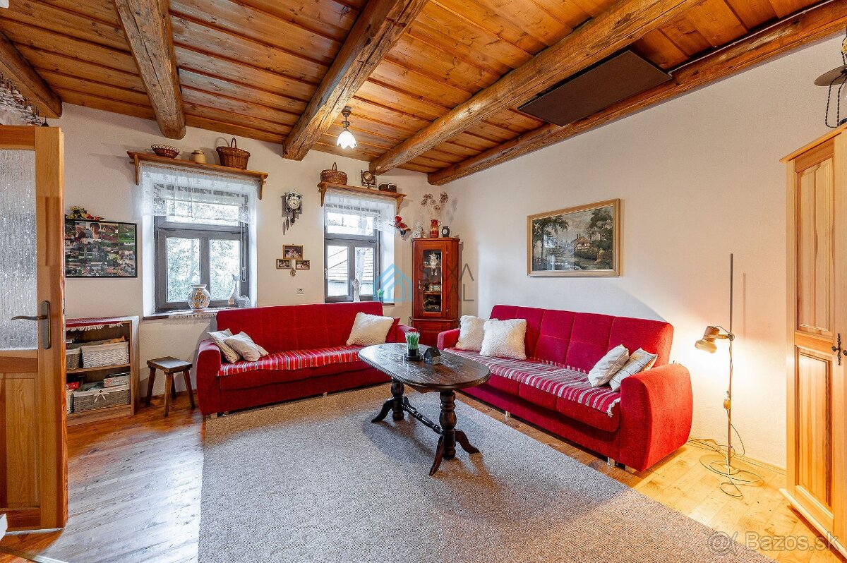 Nádherný vidiecky dom Prakovce, pod lesom, reko+zariadený