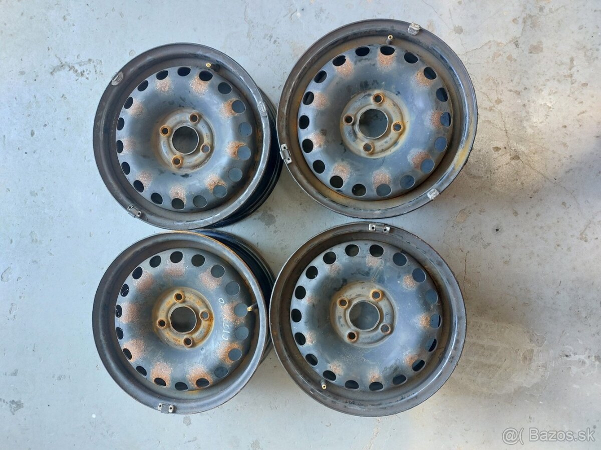 PLECHOVÉ DISKY R14 4X100 5JX14 ET35 CITIGO, VW UP, SEAT MII