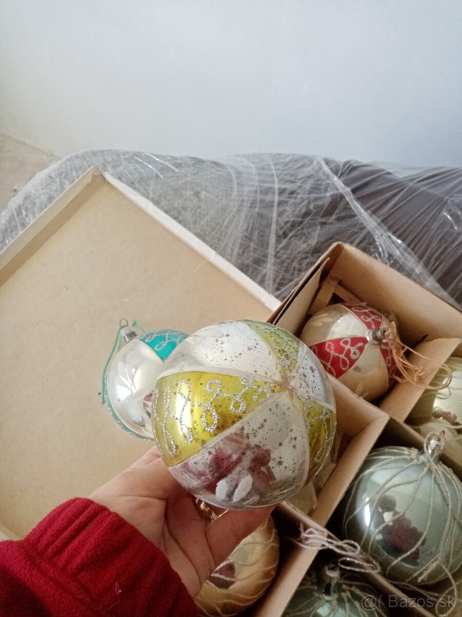 Stare retro vianočné ozdoby