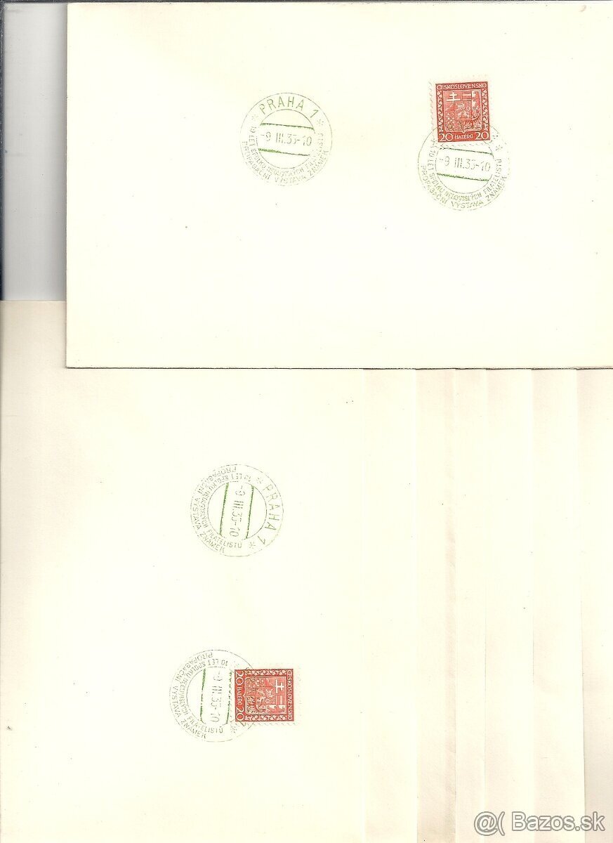 Obálky s príležitostnými a výstavnými pečiatkami