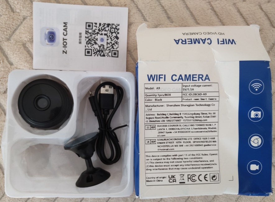 Nová mini wi-fi IP kamera s appkou na mobil