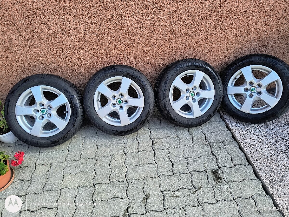 Elektróny 5x100 r14 + pneu 185/60 r14