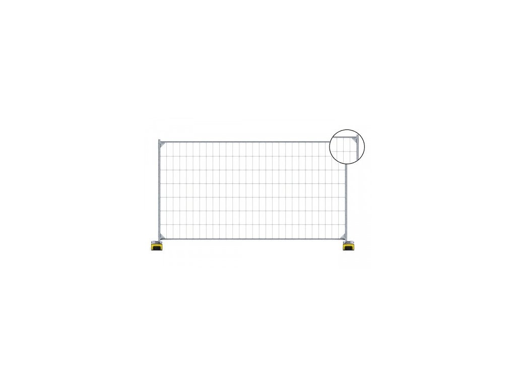 Prenájom mobilného oplotenia