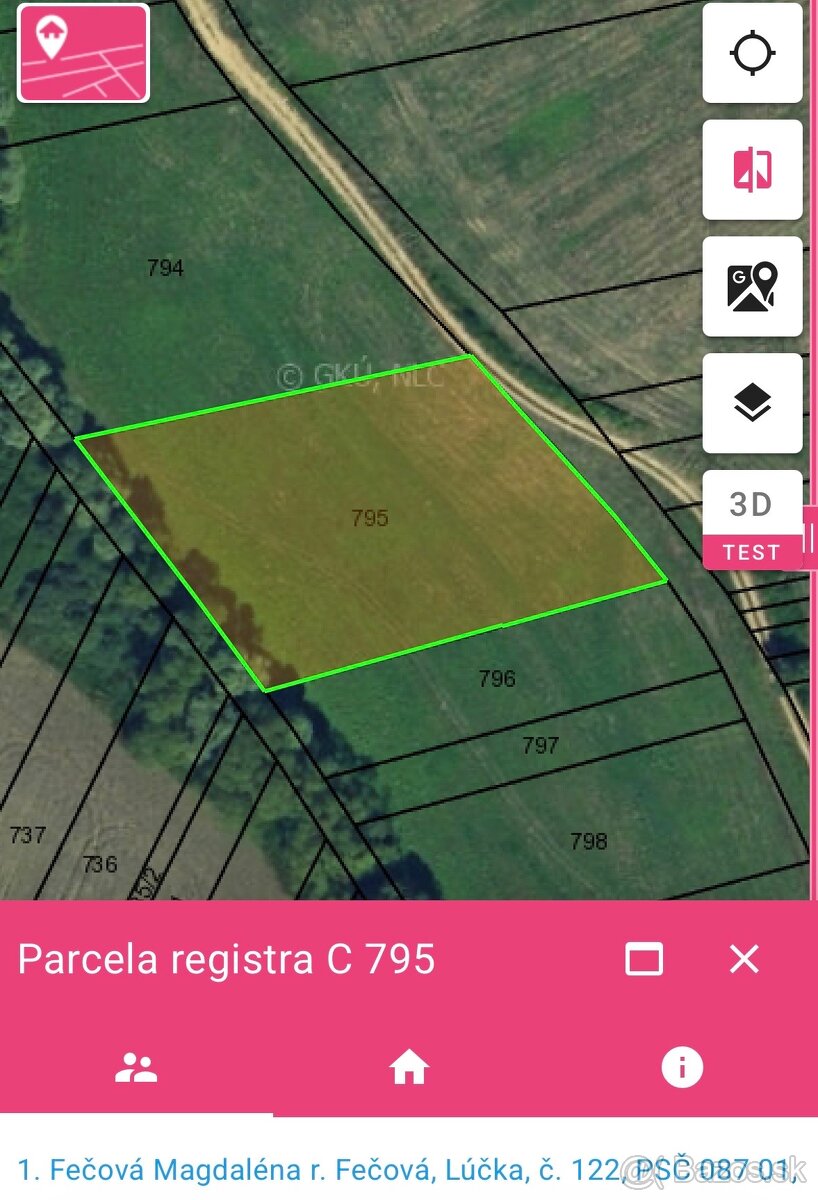 Pozemok lúky a pasienku