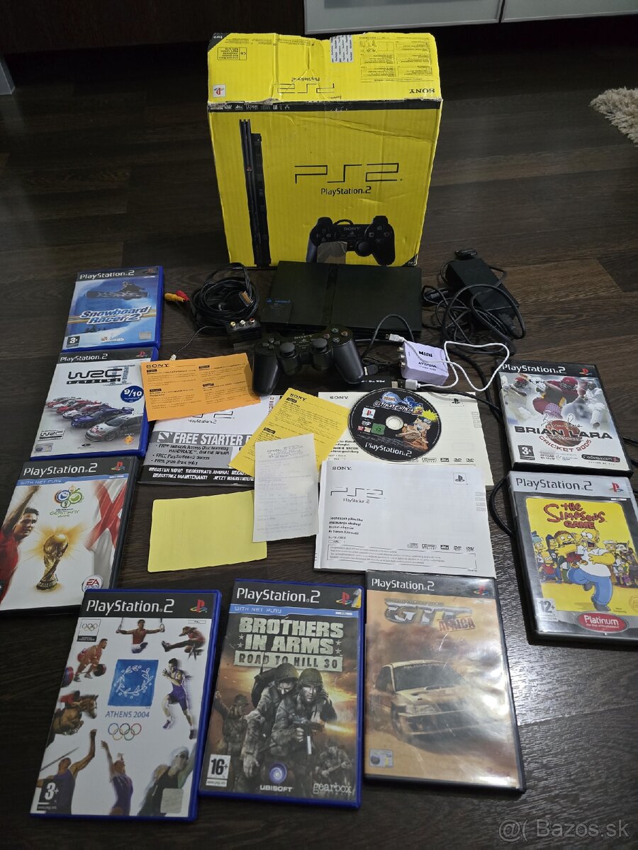 Playstation 2 Slim 70004 + 9 hier