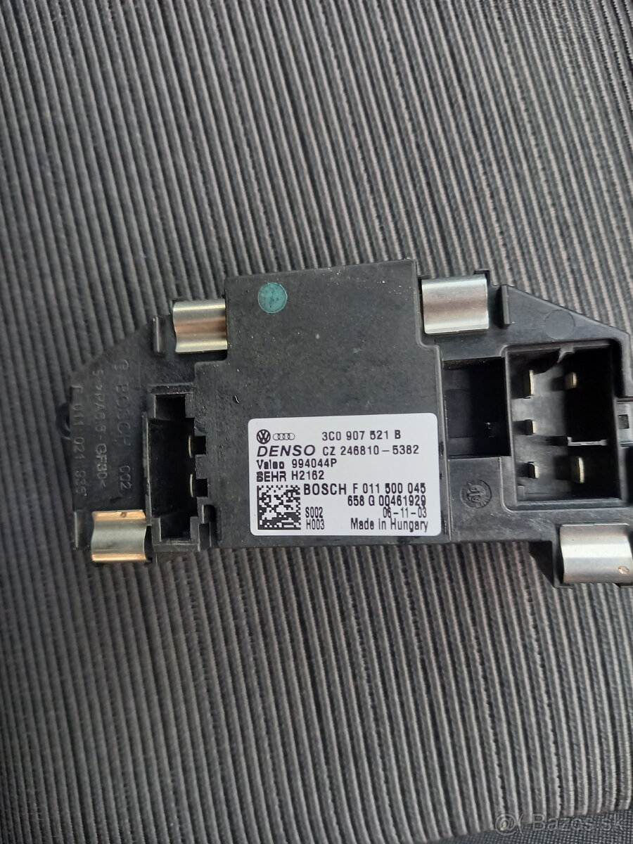 Riadenie ventilátora Golf Plus