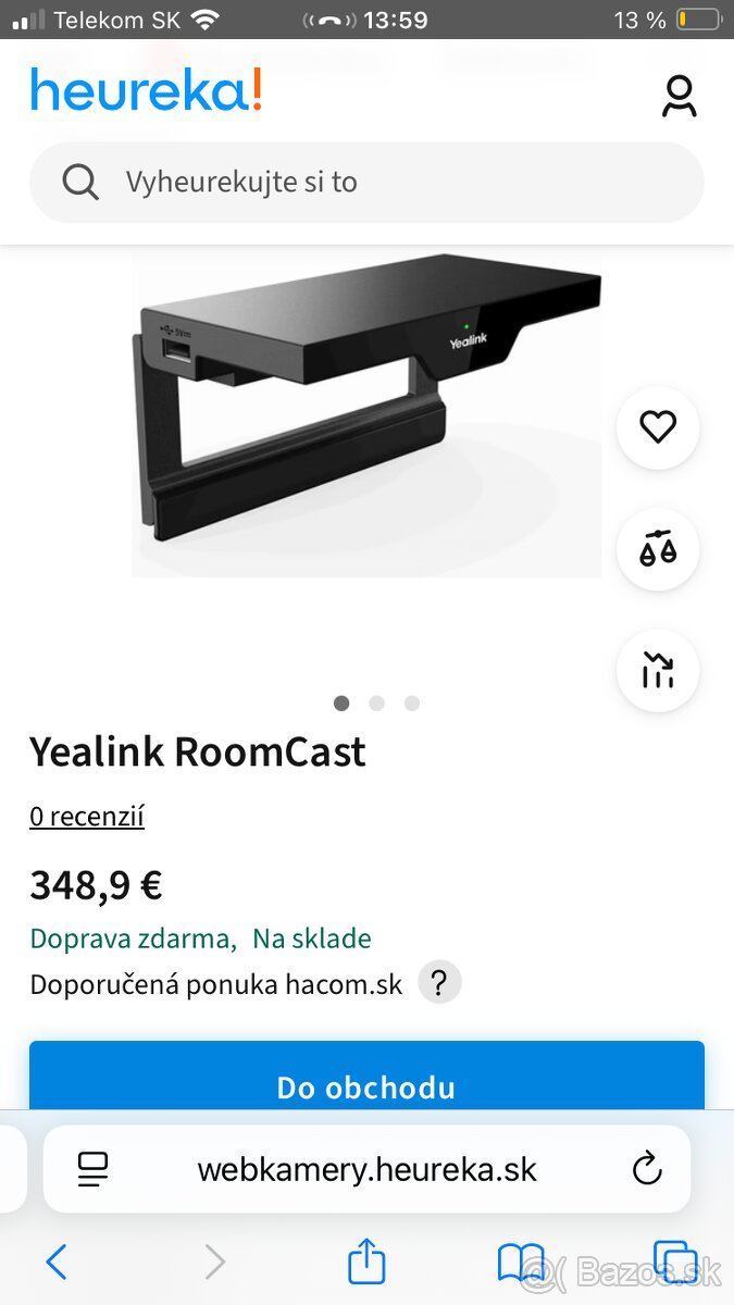 Prezentačný system Yealink RoomCast