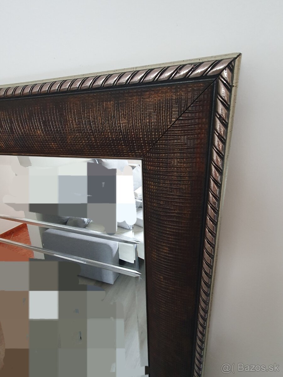 nástenné závesné zrkadlo 160x80x3,5 cm