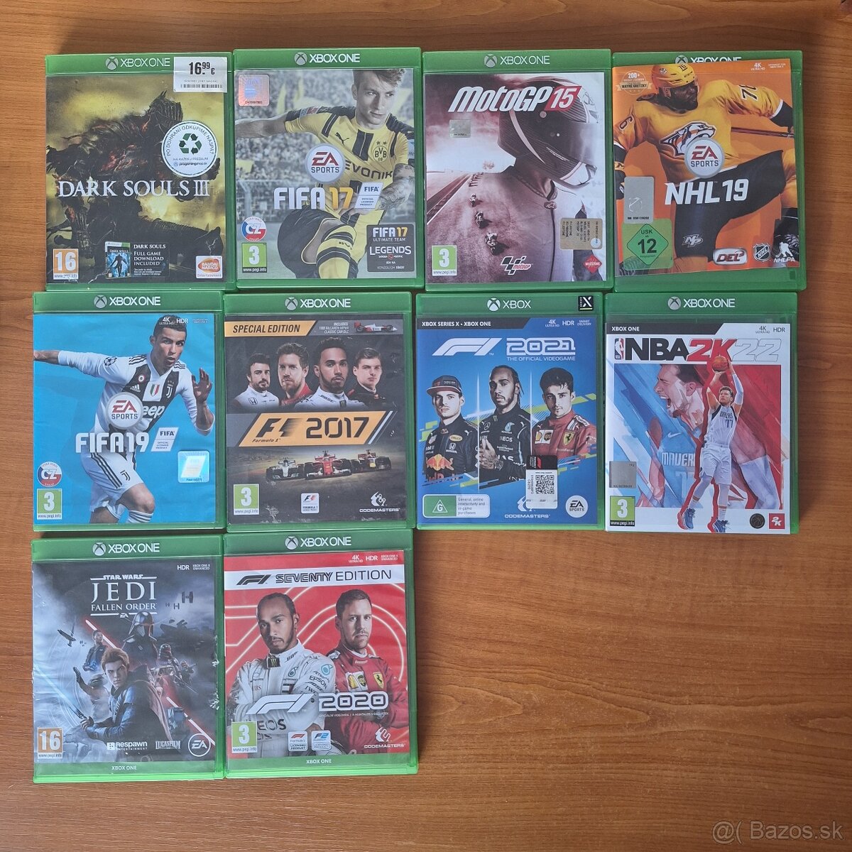 Predám rôzne hry na xbox one