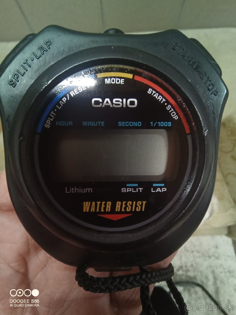 Casio stopky