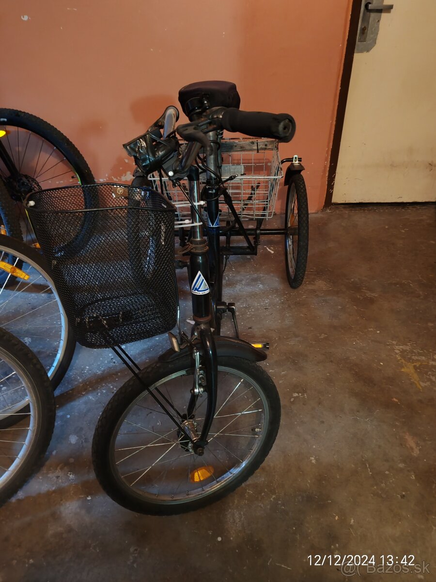 Na predaj trojkolesová bicykel