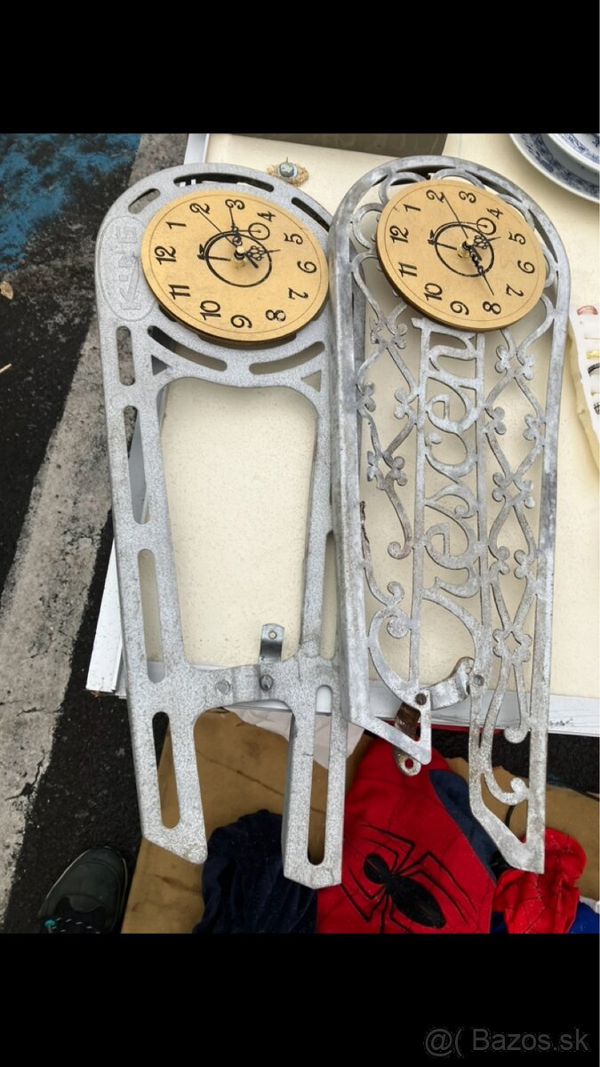 Hodiny vyrobené z originálou  na bicykel
