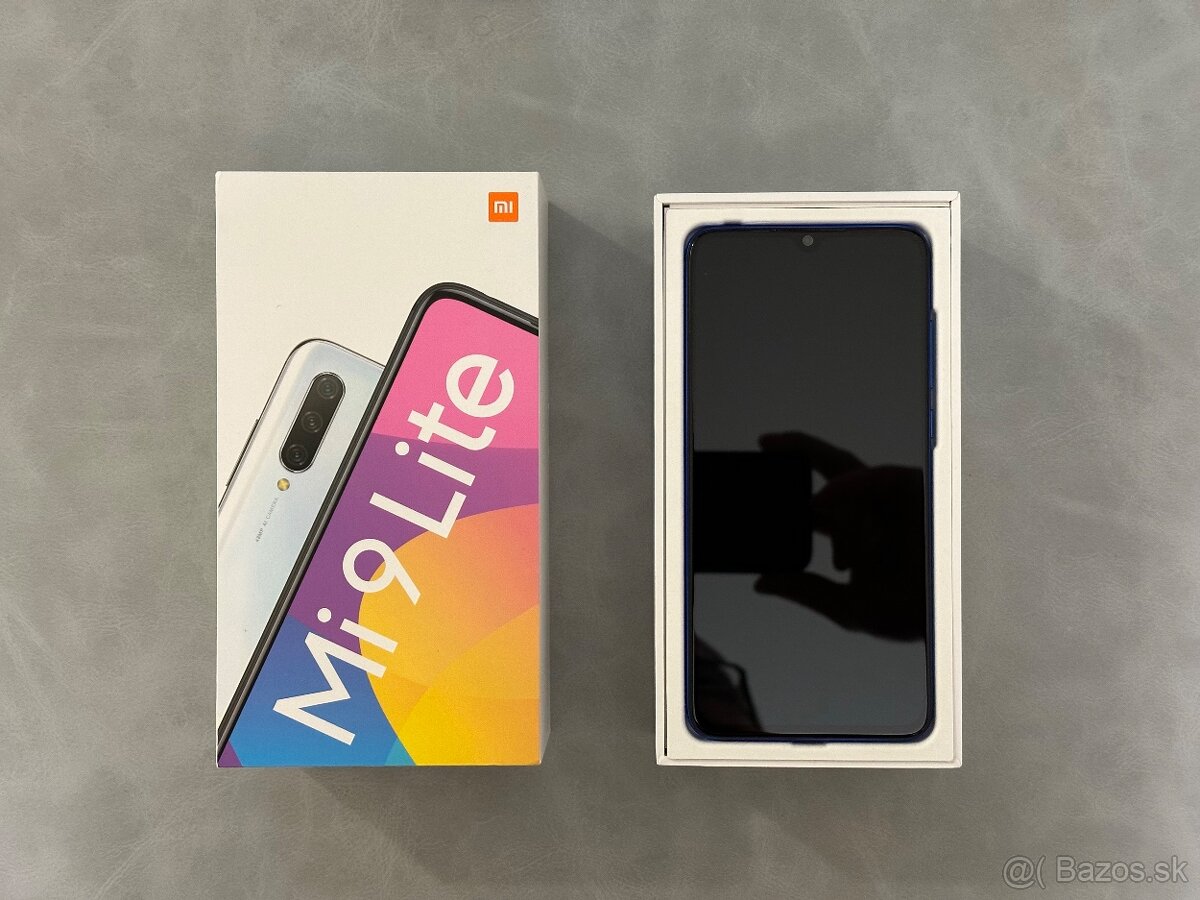 Xiaomi Mi 9 Lite – Aurora Blue – ako nový + príslušenstvo