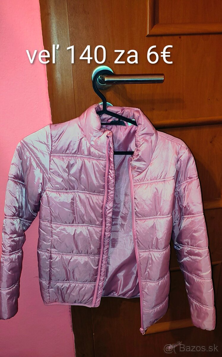 Dievčenská bunda veľ 140