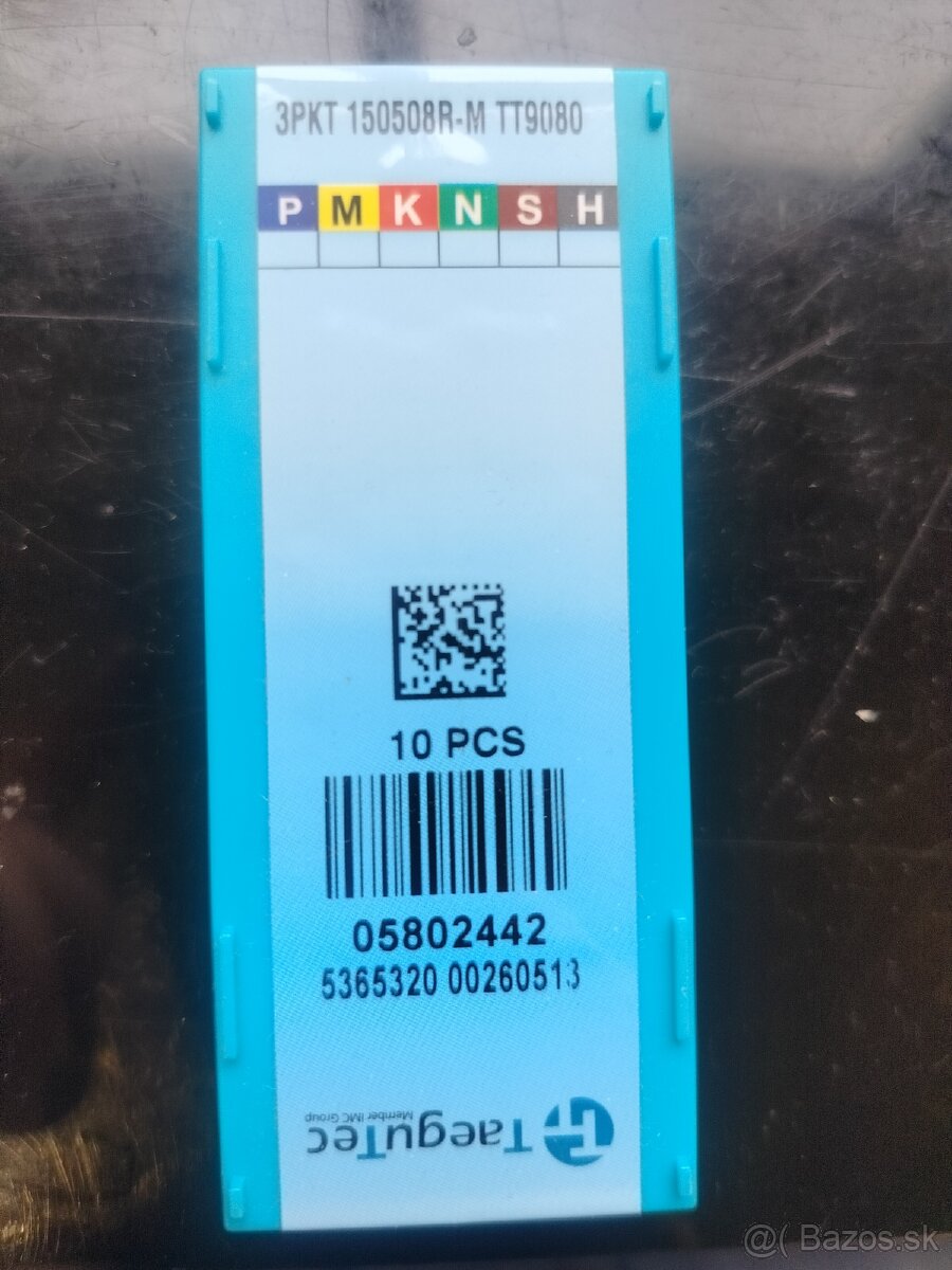 Rezné doštičky 3PKT 100408R-M TT9080