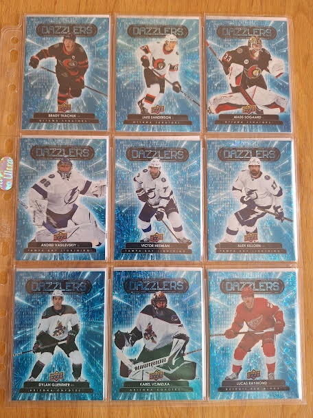 Hokejove karty insert Dazzlers 2022/23.