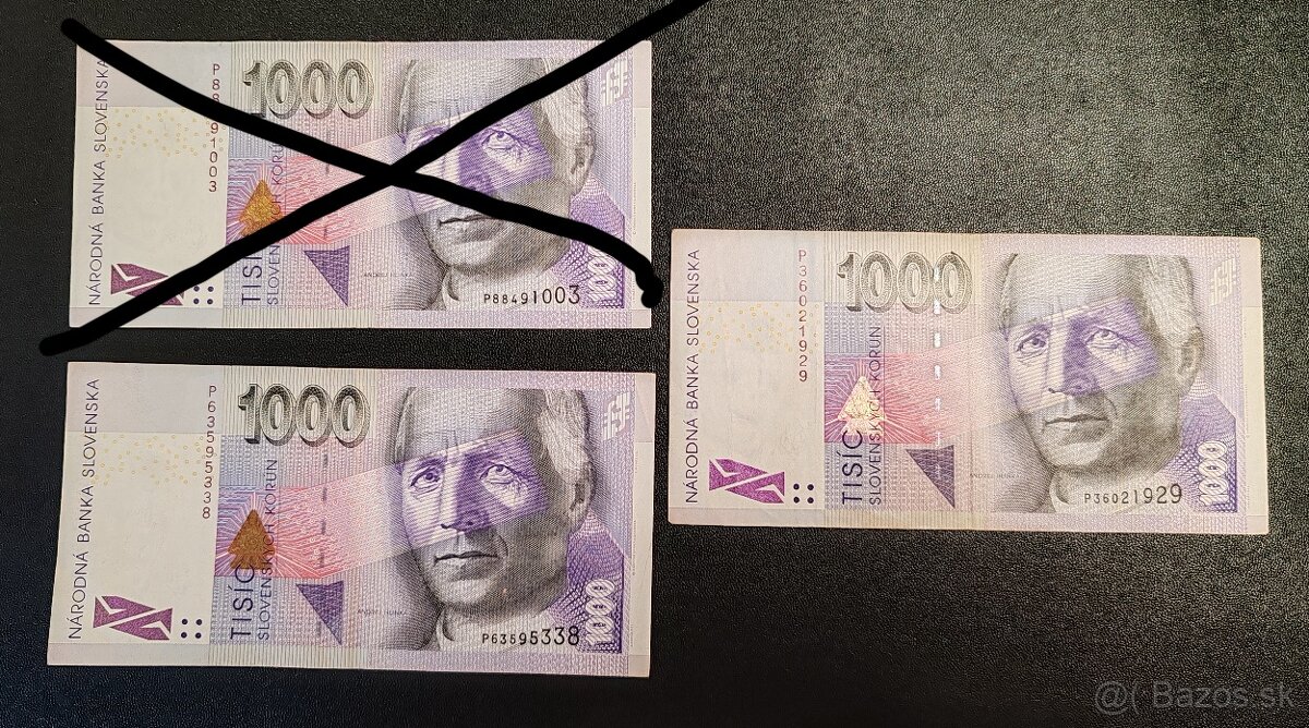 1000 sk, koruna, cena za kus 55€