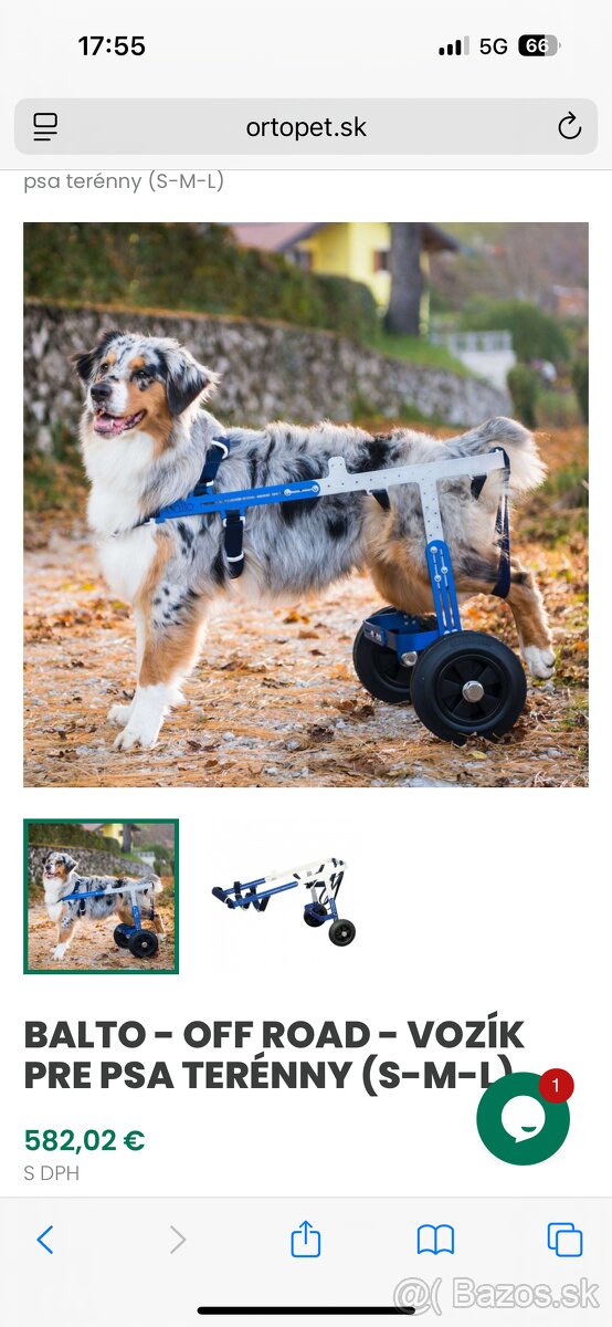 Balto invalidný vozík