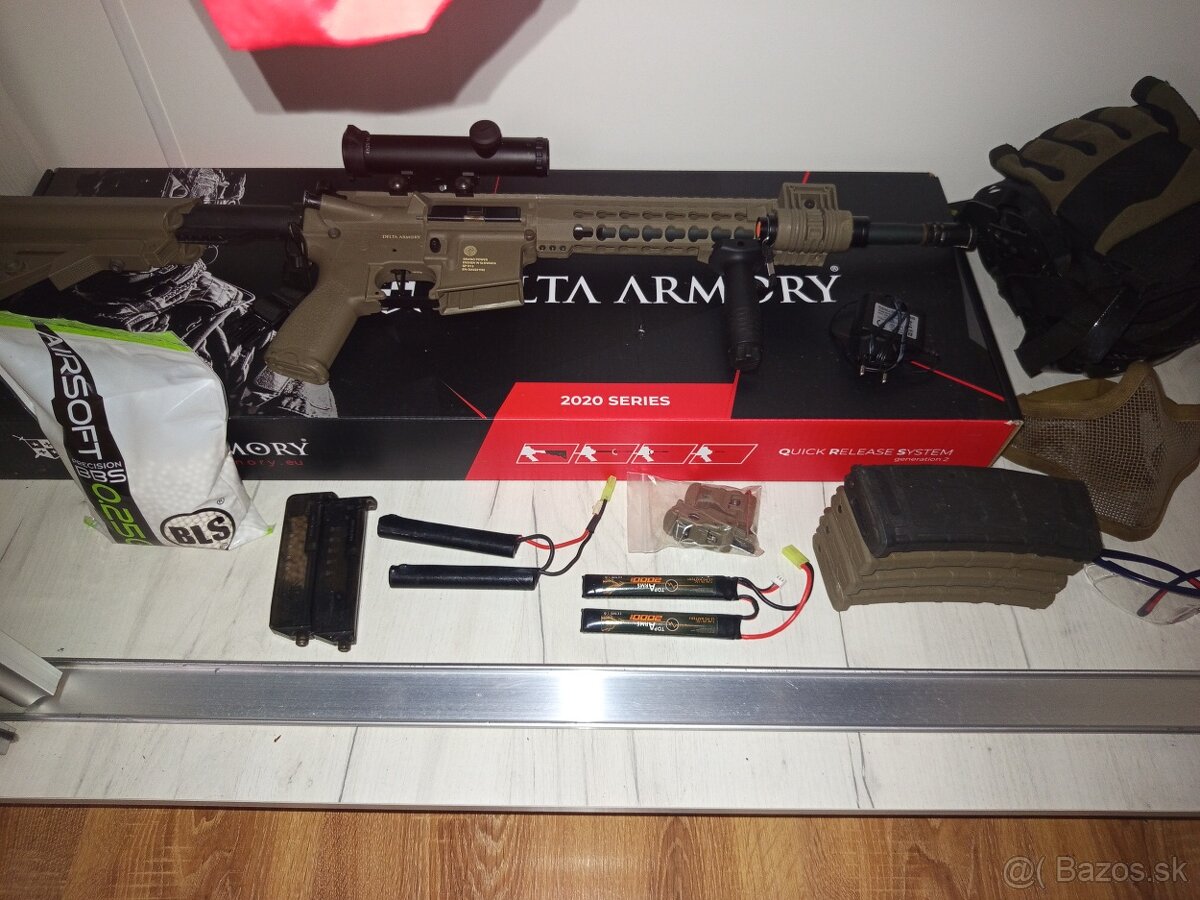 Airsoftka Grand Power M4 AR15 KeyMod 10