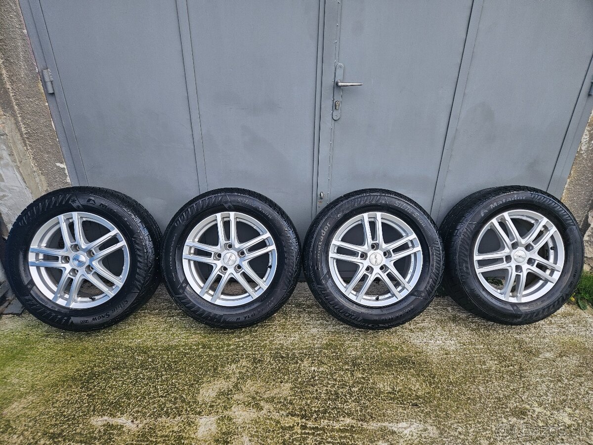 Alu disky DEZENT 5x114,3 16" +❄️zimné pneu 215/65 R16