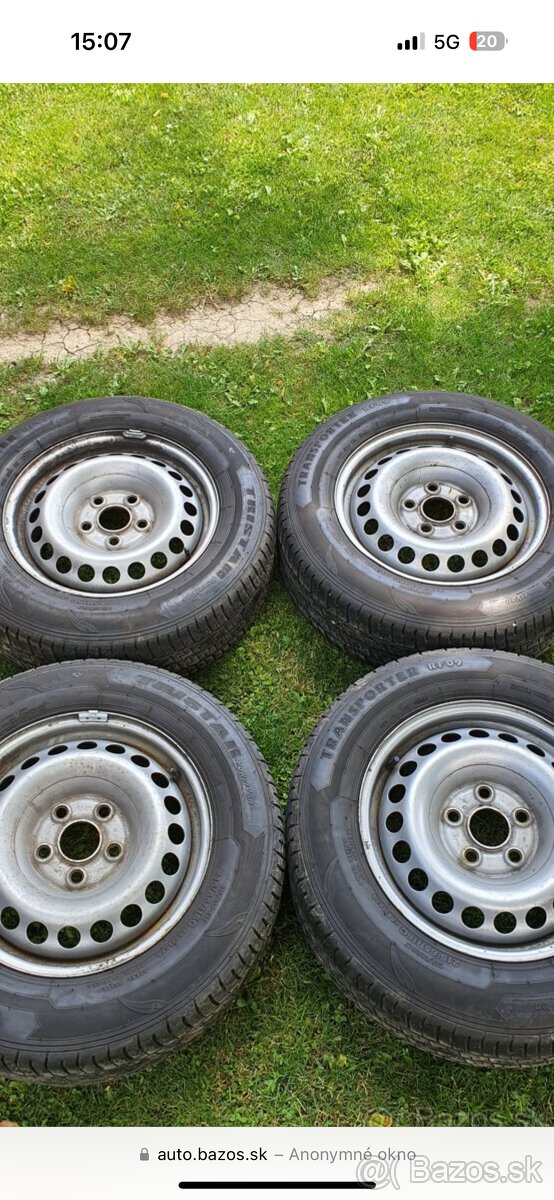 Predam ocelove disky na vw T5, T6