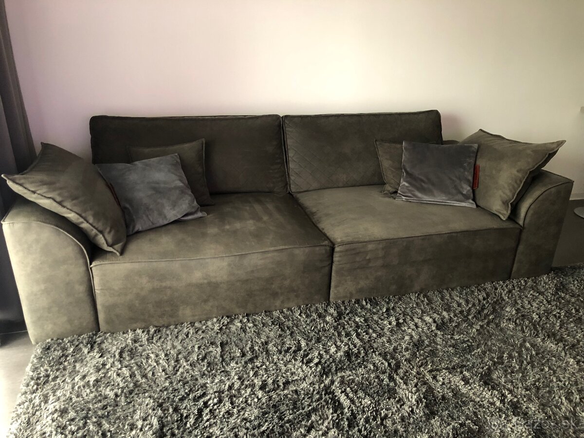 MOEBELIX sedacka šeda antracit