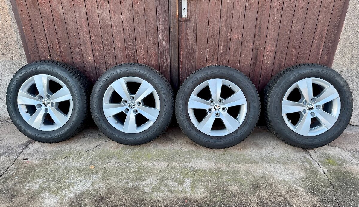 originální ALU kolesá škoda orion 5x112 s TPMS